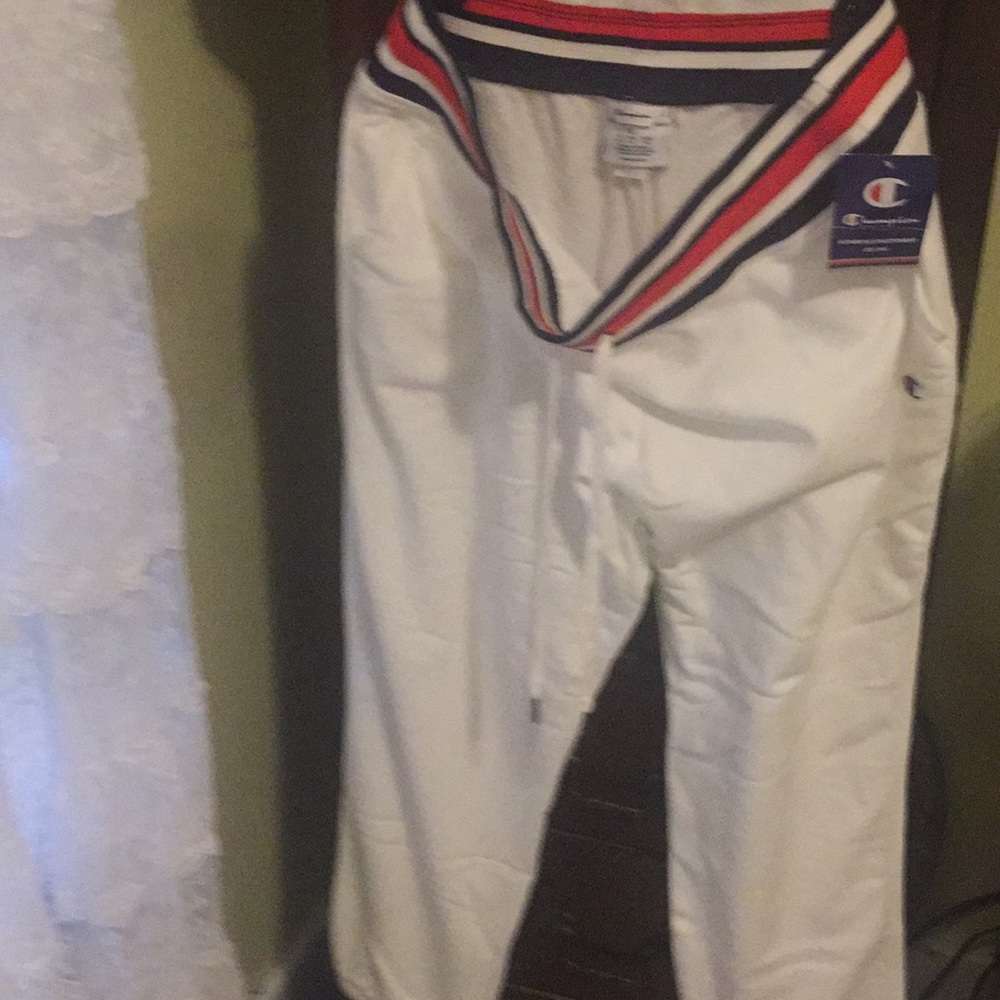 Champion athletic wear pants White